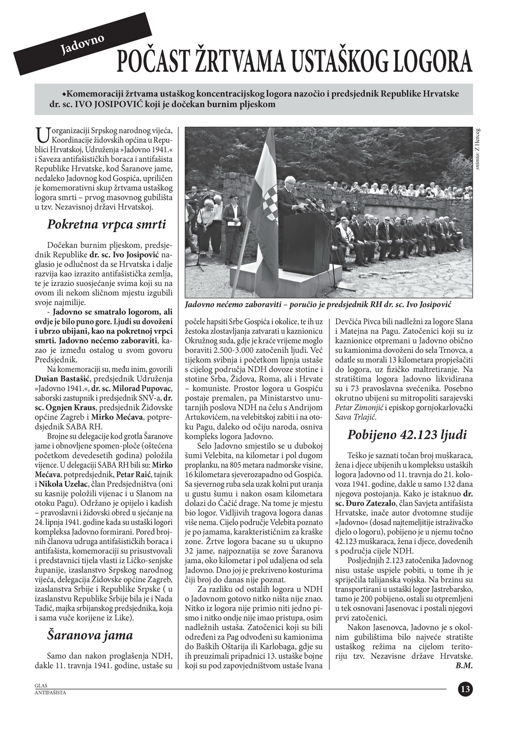 Glas antifašista broj 69 - strana 13